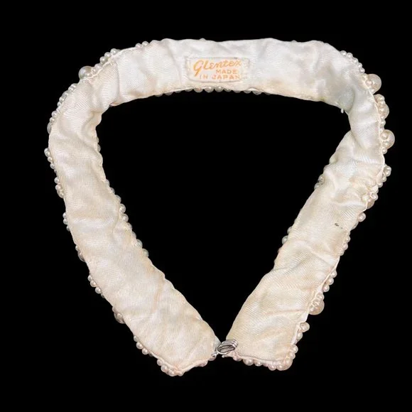Vintage Glentex Faux Pearl Collar Clothing Accessory (5049) - Picture 8 of 9